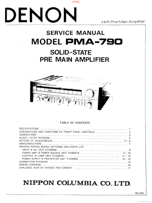 Denon-PMA790-int-sm维修电路原理图.pdf