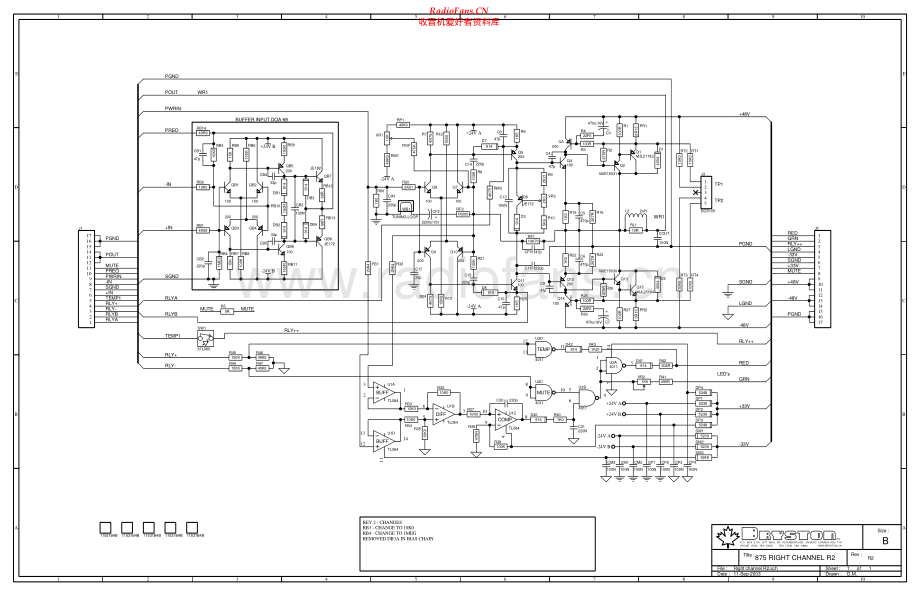 Bryston-875B-pwr-sch维修电路原理图.pdf_第2页