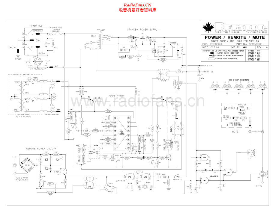 Bryston-9B-pwr-sch维修电路原理图.pdf_第2页