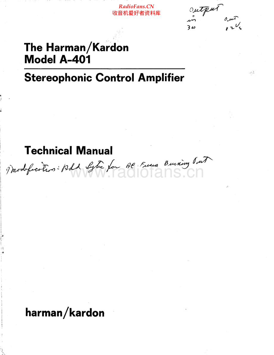 HarmanKardon-A401-int-sm维修电路原理图.pdf_第1页