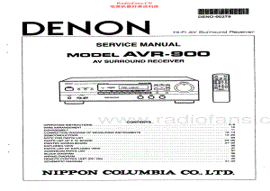 Denon-AVR900-avr-sm维修电路原理图.pdf