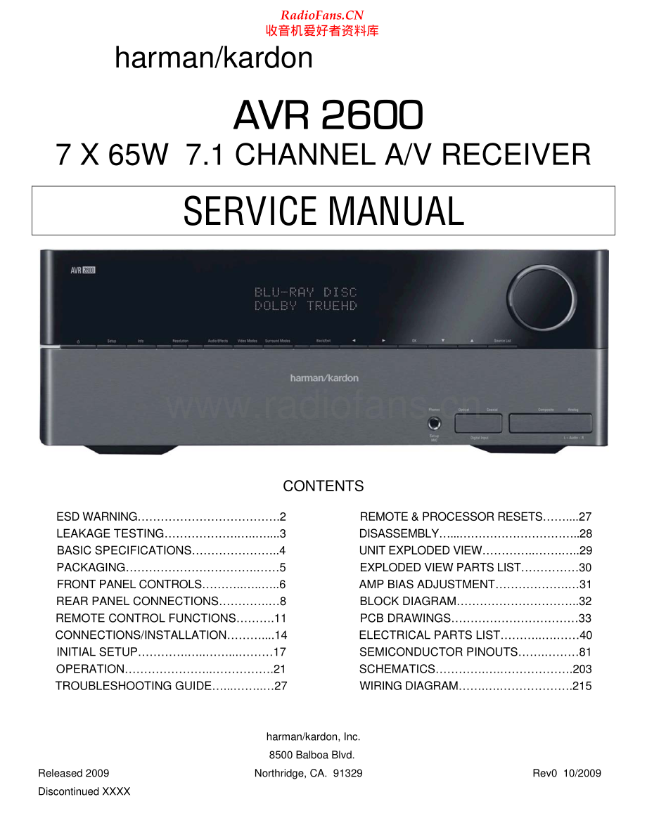 HarmanKardon-AVR2600-avr-sm维修电路原理图.pdf_第1页