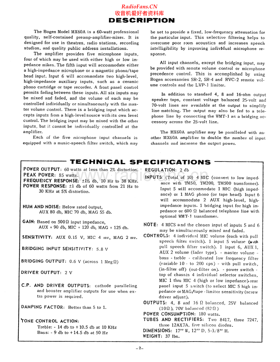 Bogen-MX60A-pwr-sm维修电路原理图.pdf_第2页