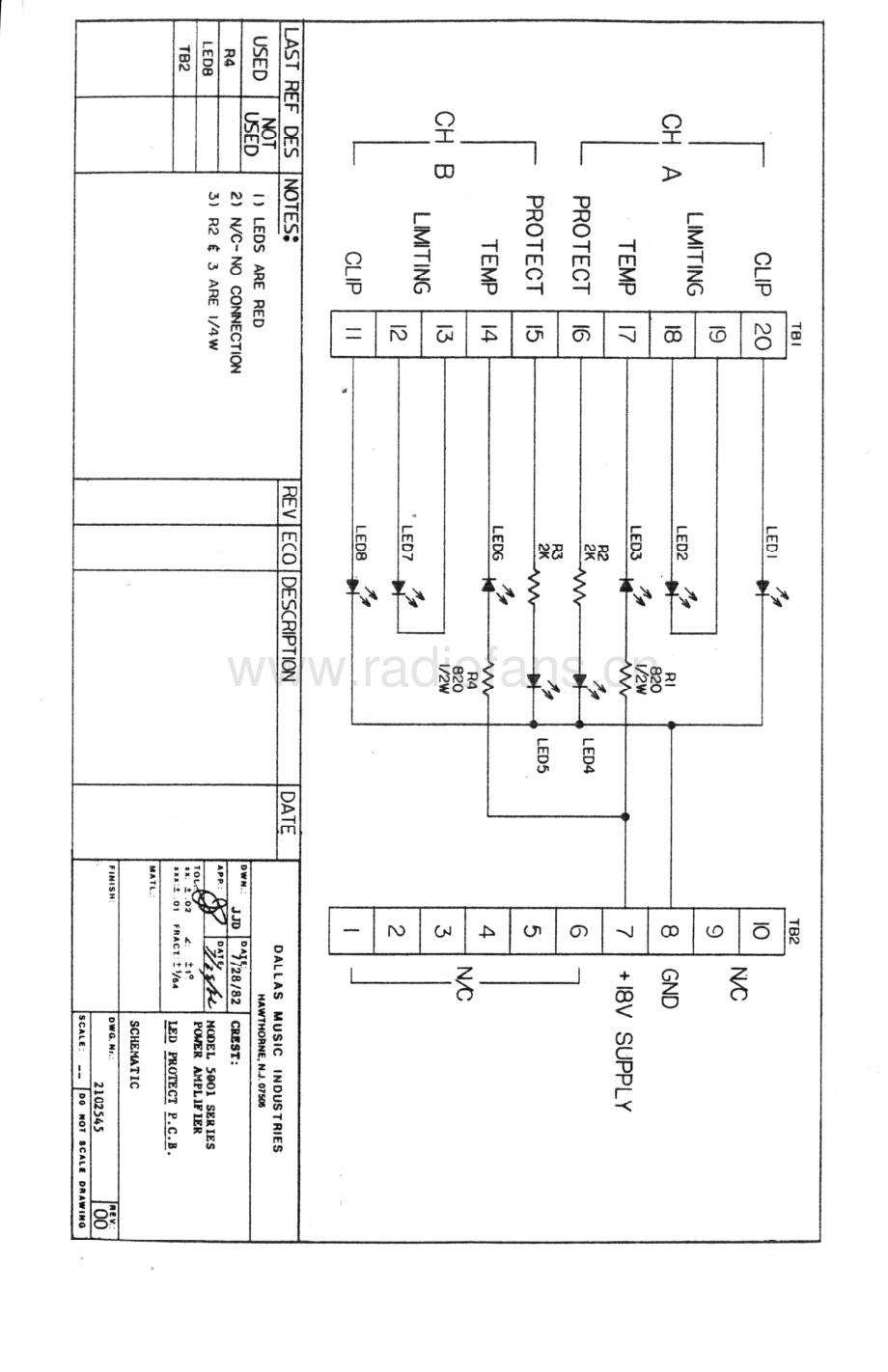 Crest-5001-pwr-sch维修电路原理图.pdf_第3页