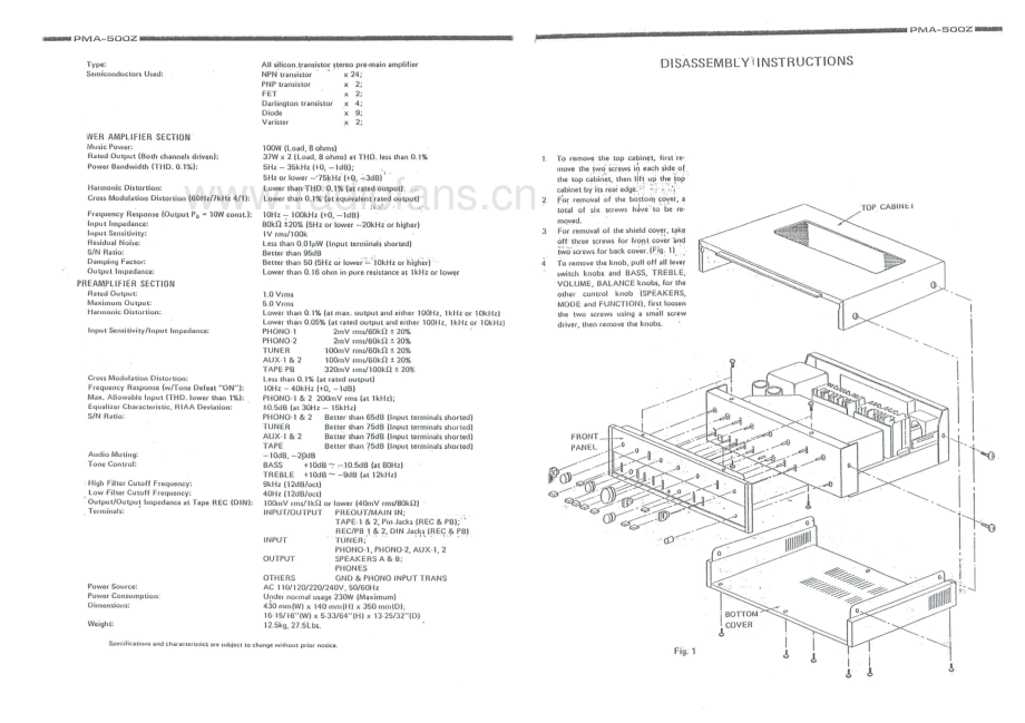 Denon-PMA500Z-int-sm维修电路原理图.pdf_第3页