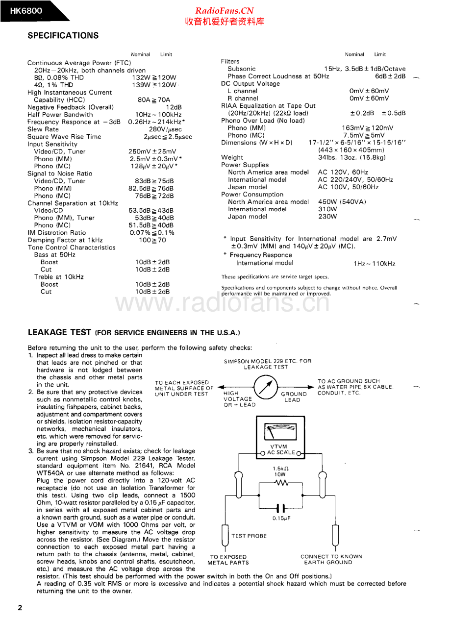 HarmanKardon-HK6800-int-sm维修电路原理图.pdf_第2页