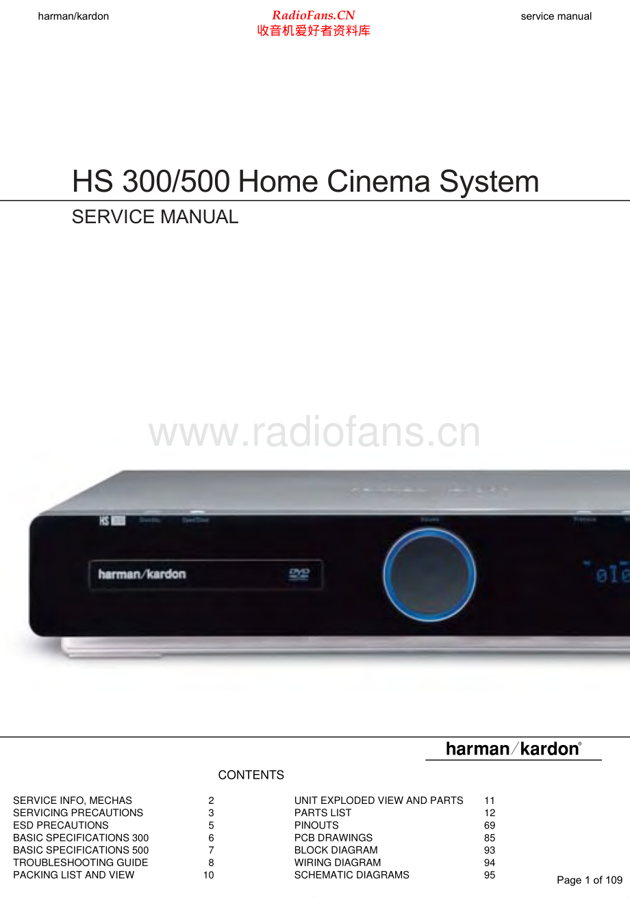 HarmanKardon-HS300-hcs-sm维修电路原理图.pdf_第1页