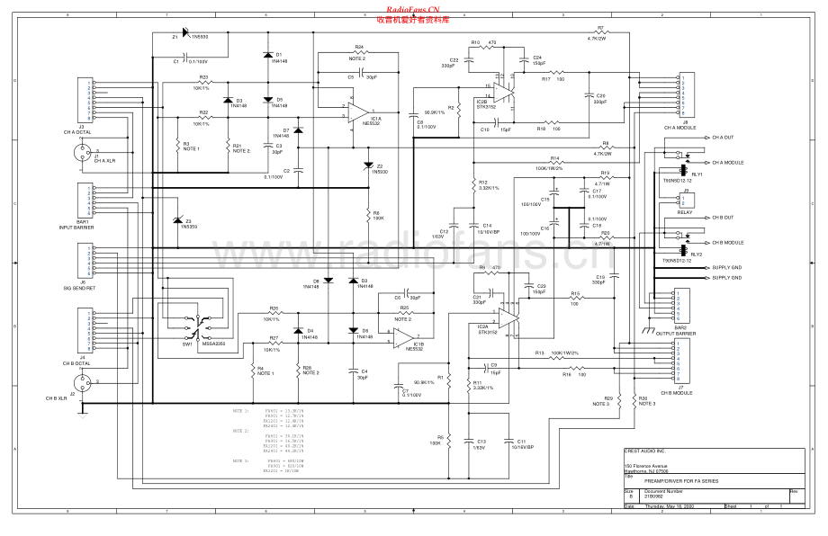 Crest-FA-Series-psu-sch维修电路原理图.pdf_第1页