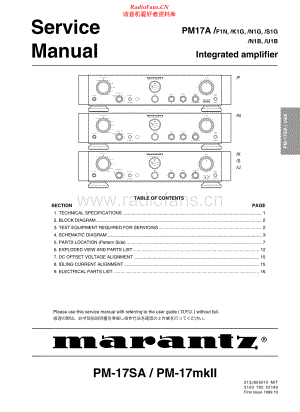 Marantz-PM17_MK2-int-sm 维修电路原理图.pdf