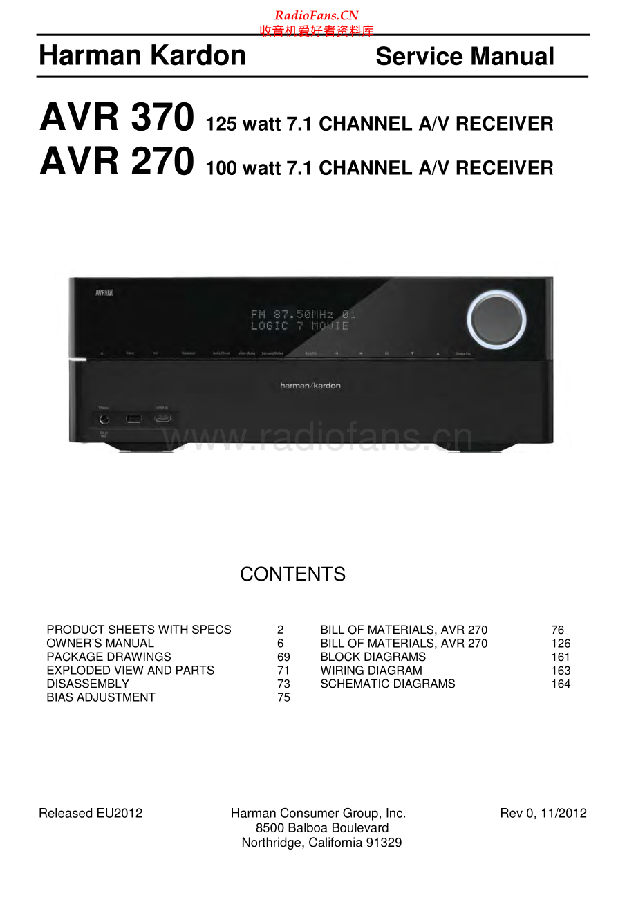 HarmanKardon-AVR270-avr-sm维修电路原理图.pdf_第1页