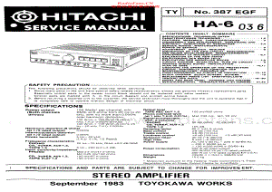 Hitachi-HA6-int-sm 维修电路原理图.pdf