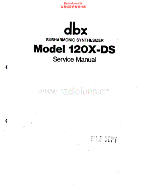 DBX-120XDS-synth-sm维修电路原理图.pdf
