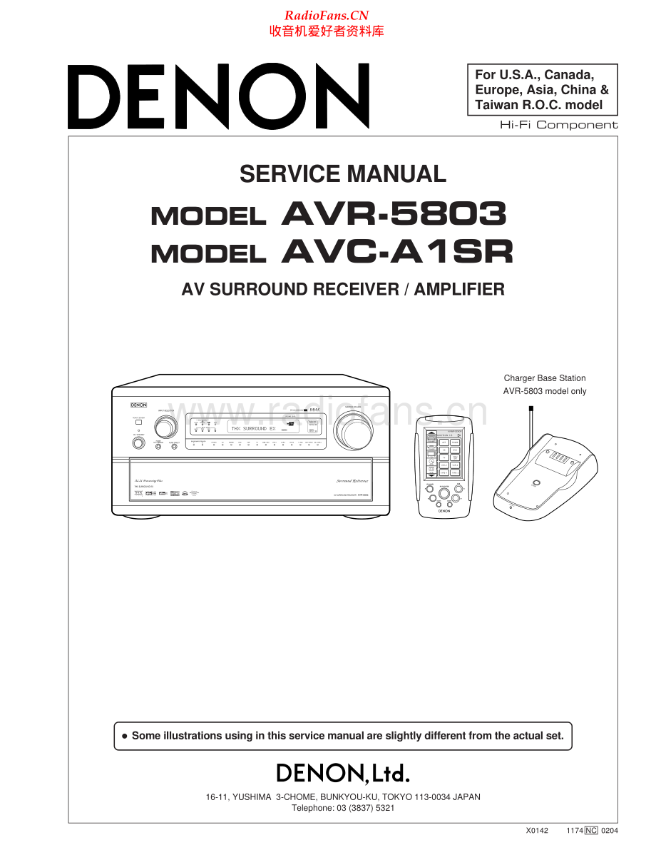 Denon-AVCA1SR-avr-sm维修电路原理图.pdf_第1页