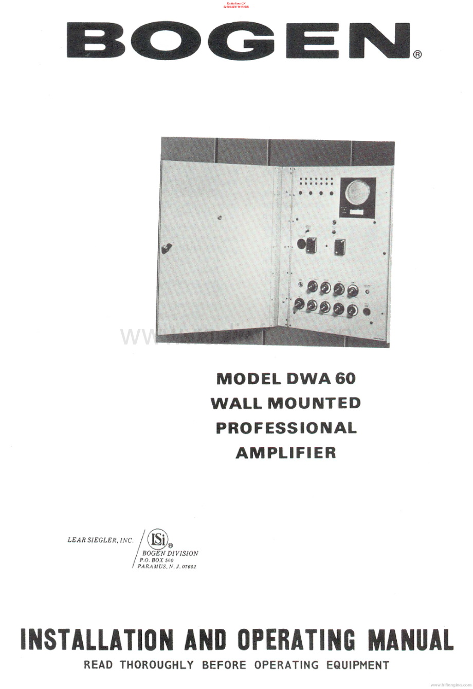 Bogen-DWA60-pwr-sch维修电路原理图.pdf_第1页