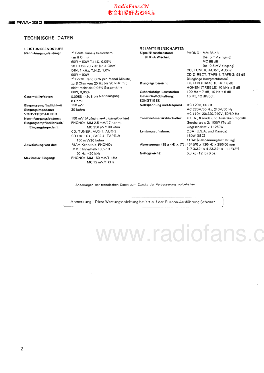 Denon-PMA320-int-sm维修电路原理图.pdf_第2页