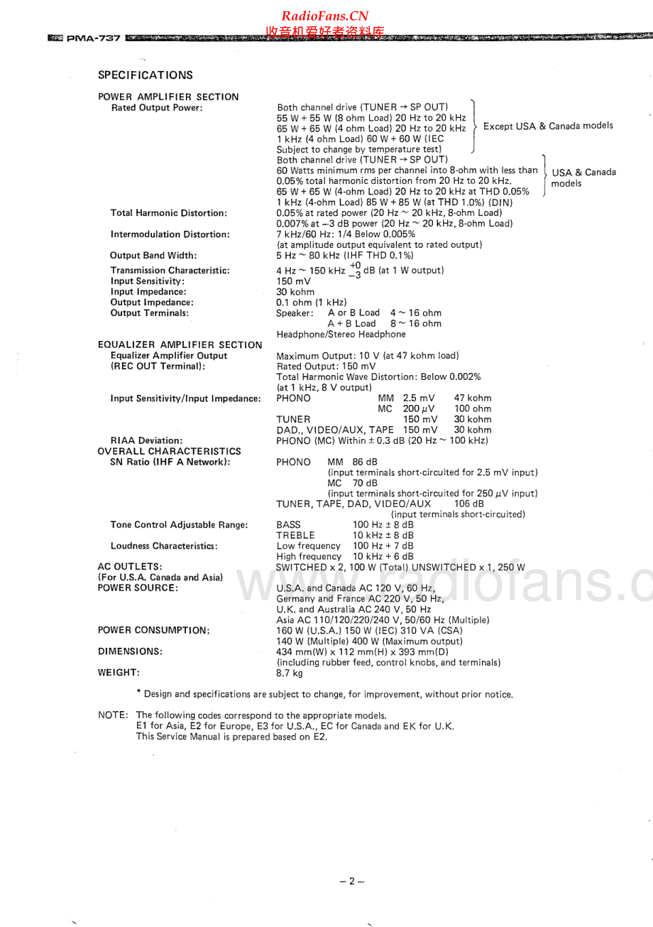 Denon-PMA737-int-sm维修电路原理图.pdf_第2页