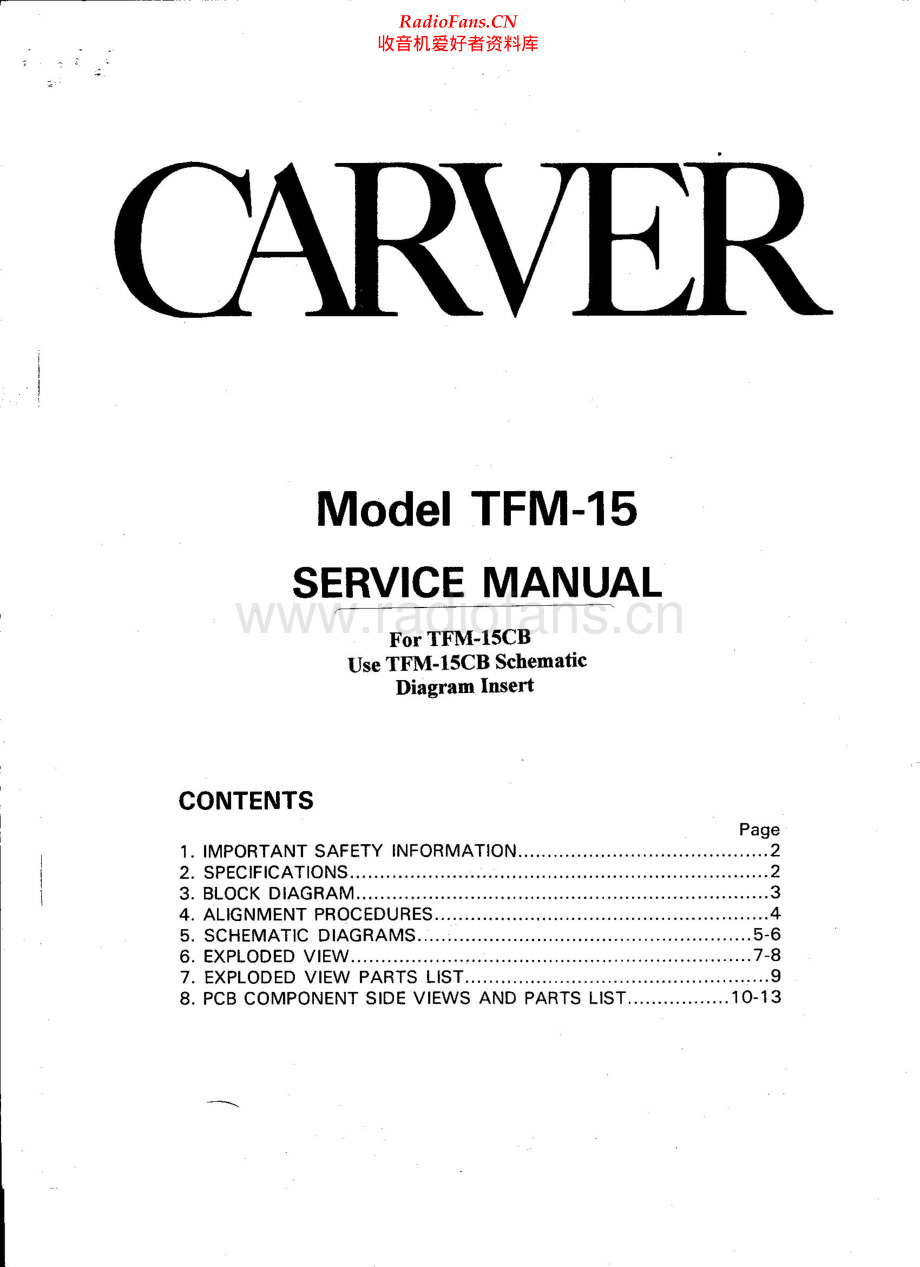 Carver-TFM15CB-pwr-sm维修电路原理图.pdf_第1页