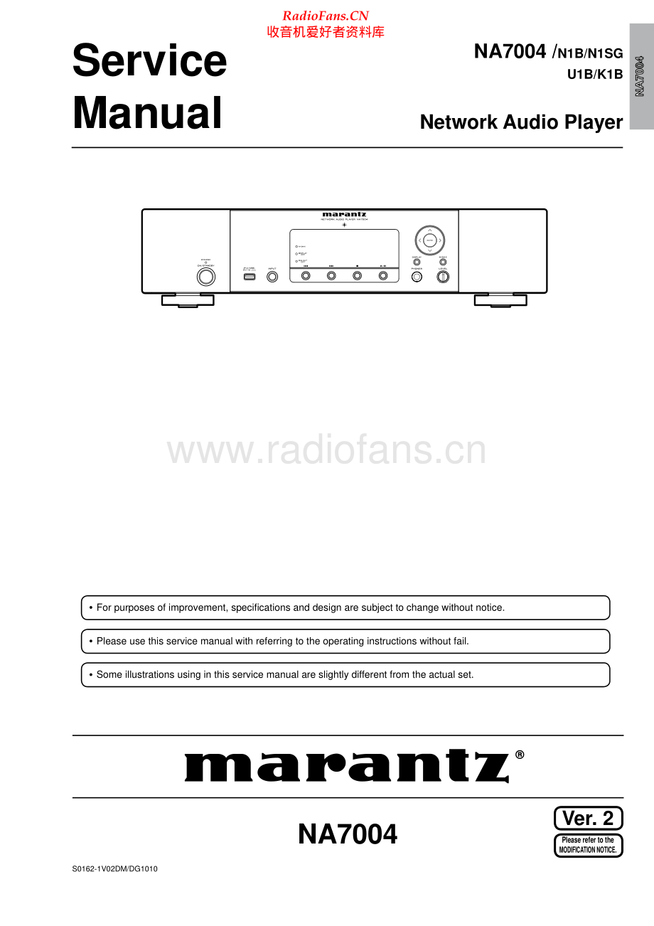 Marantz-NA7004-nap-sm 维修电路原理图.pdf_第1页