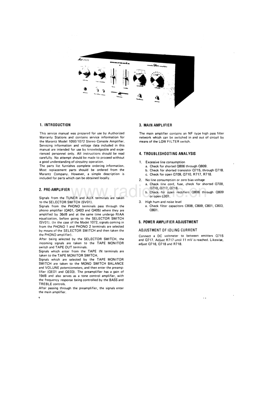 Marantz-1050-int-sm 维修电路原理图.pdf_第3页