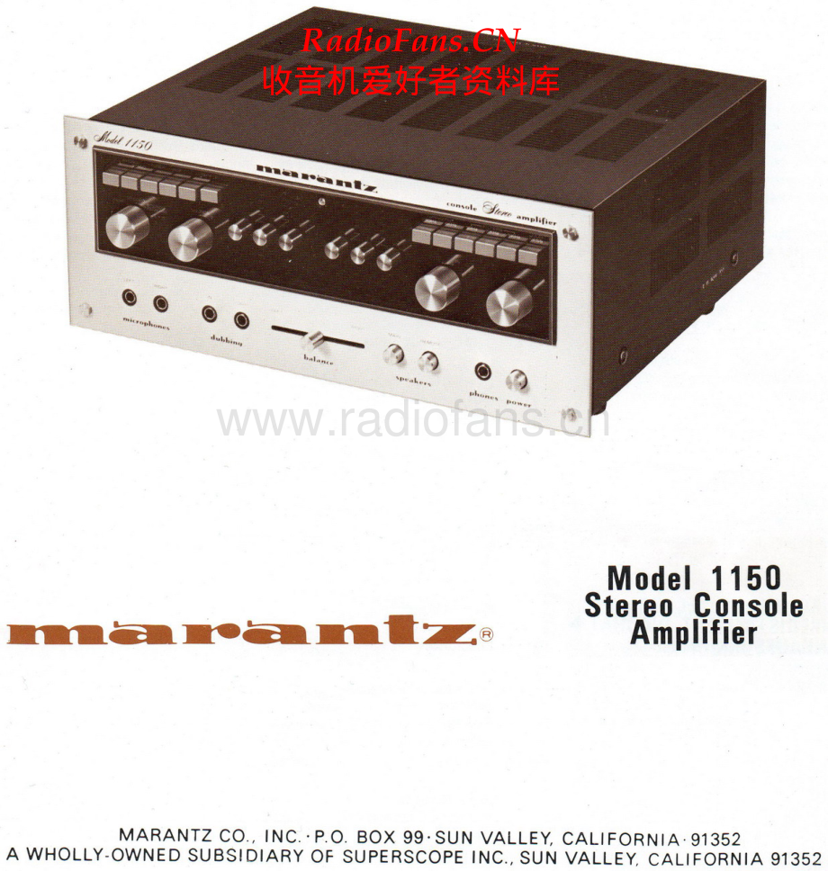 Marantz-1150-int-sch 维修电路原理图.pdf_第1页