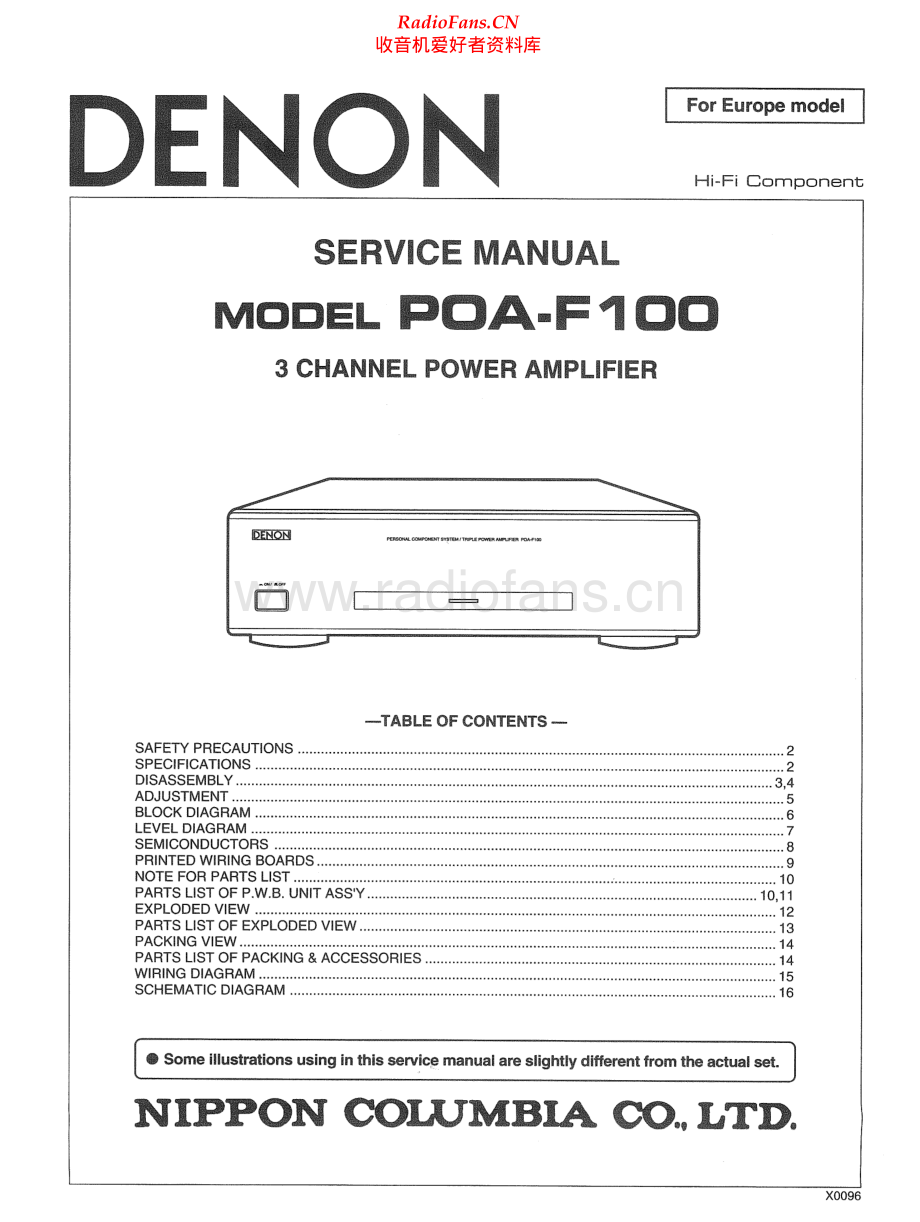 Denon-POAF100-pwr-sm维修电路原理图.pdf_第1页