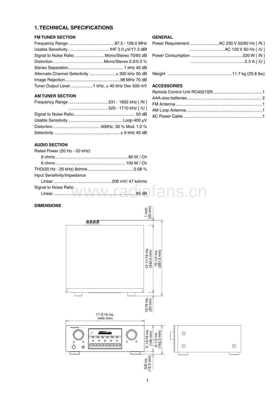 Marantz-SR4021-avr-sm 维修电路原理图.pdf_第3页