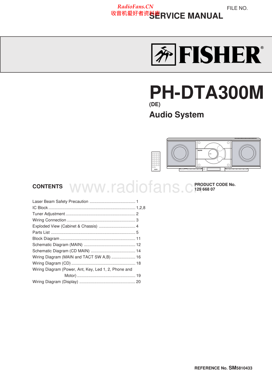 Fisher-PHDTA300M-mc-sm维修电路原理图.pdf_第1页