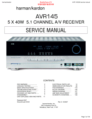 HarmanKardon-AVR145-avr-sm维修电路原理图.pdf