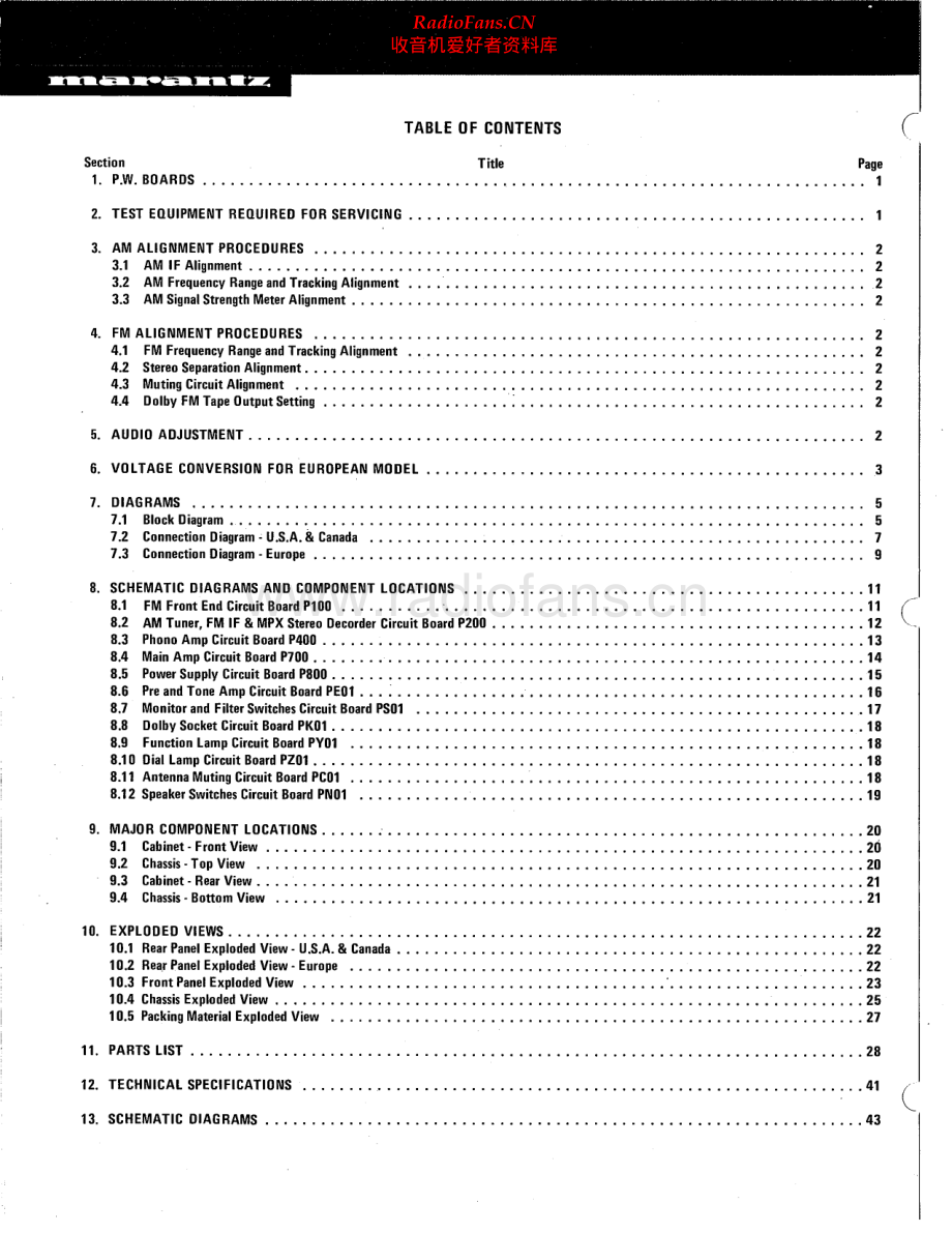 Marantz-2285B-int-sm 维修电路原理图.pdf_第2页