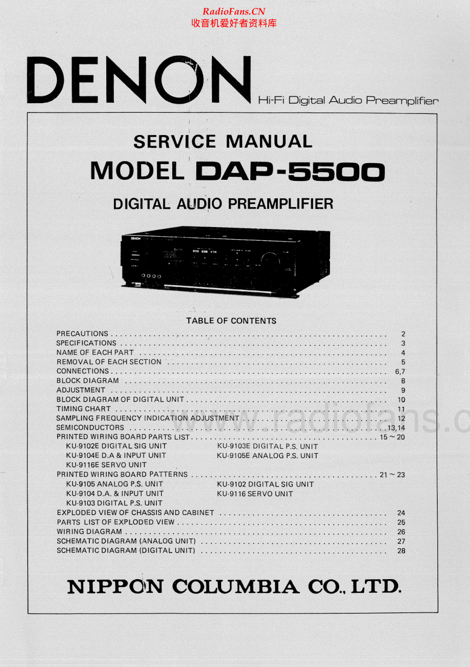 Denon-DAP5500-pre-sm维修电路原理图.pdf_第1页