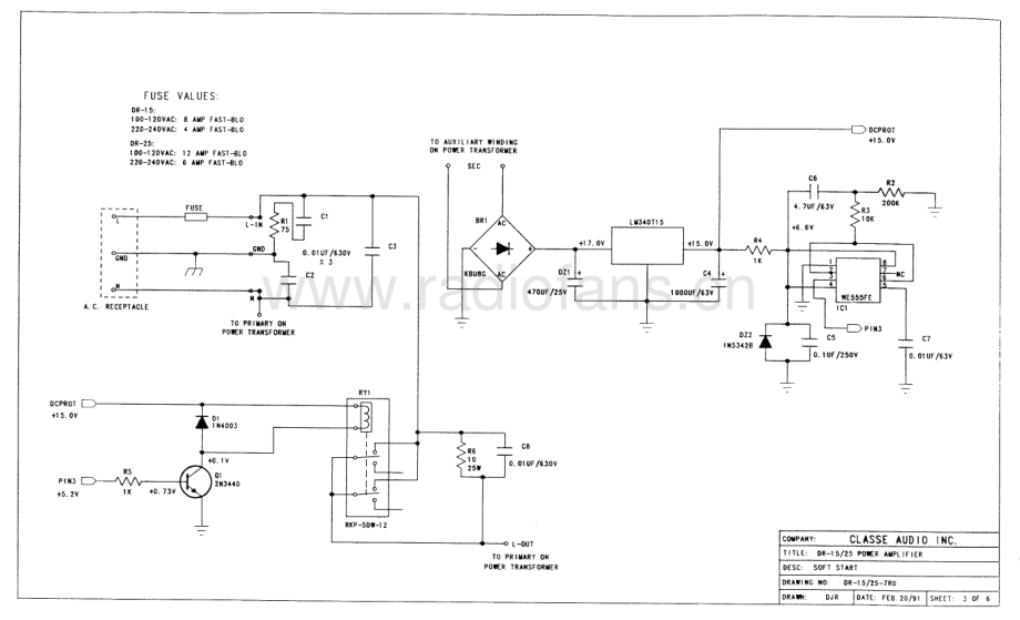 Classe-DR15TM-pwr-sch维修电路原理图.pdf_第3页