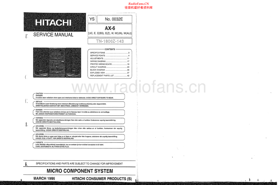 Hitachi-AX6-mc-sm 维修电路原理图.pdf_第1页