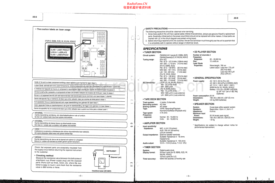 Hitachi-AX6-mc-sm 维修电路原理图.pdf_第2页