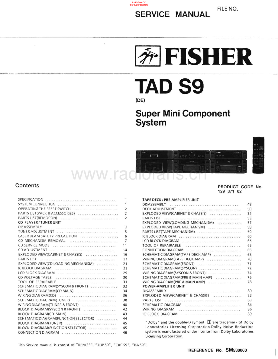 Fisher-TADS9-mc-sch维修电路原理图.pdf_第1页