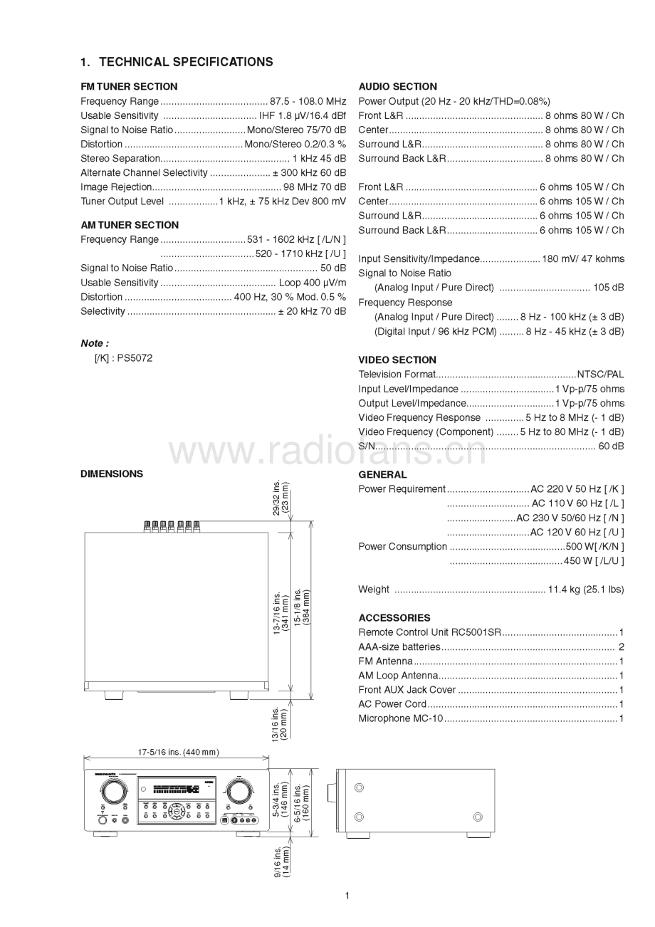 Marantz-SR4002-avr-sm 维修电路原理图.pdf_第3页