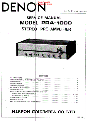 Denon-PRA1000-pre-sm维修电路原理图.pdf