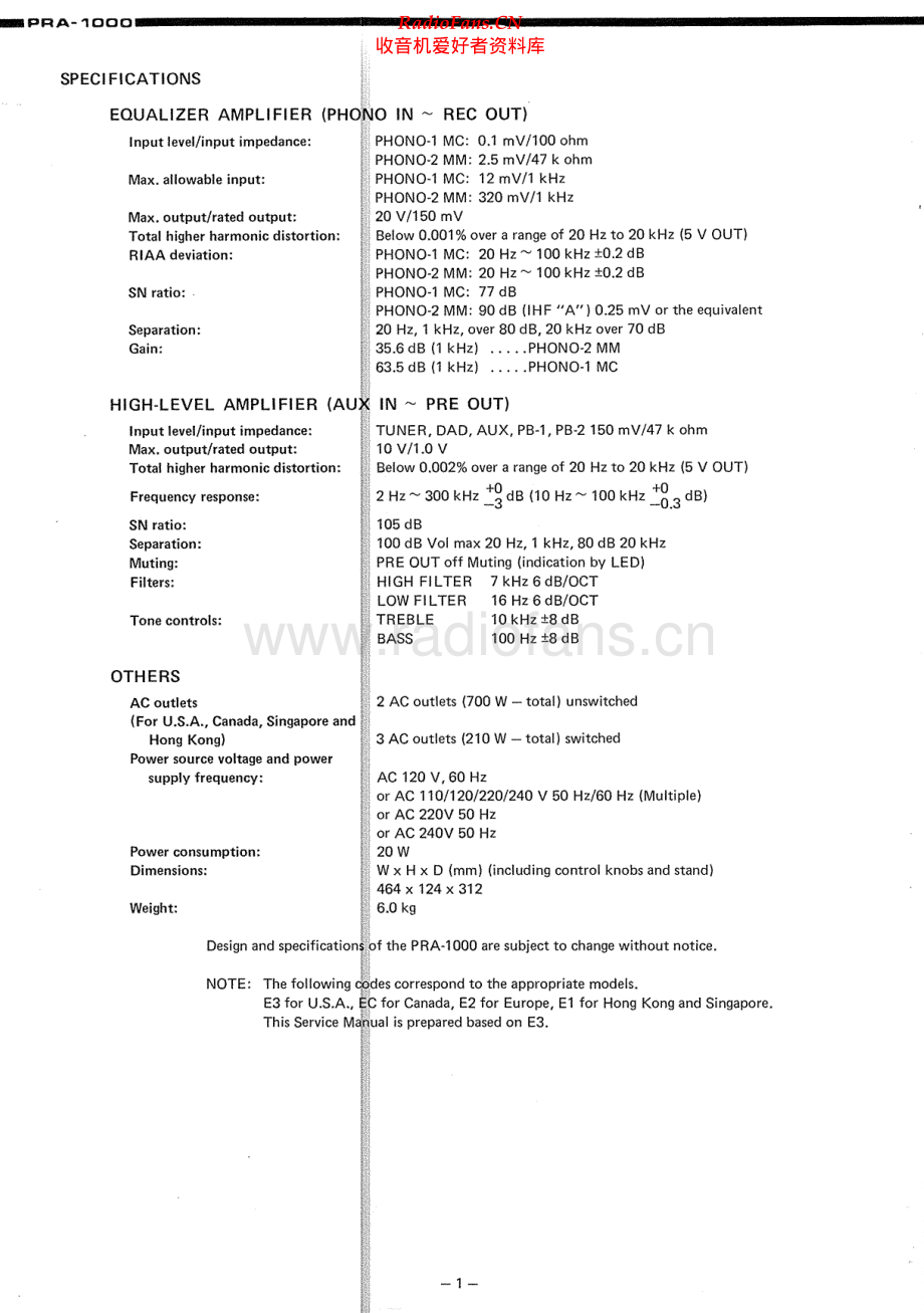 Denon-PRA1000-pre-sm维修电路原理图.pdf_第2页