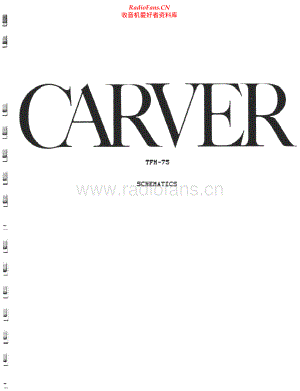 Carver-TFM75-pwr-sch维修电路原理图.pdf