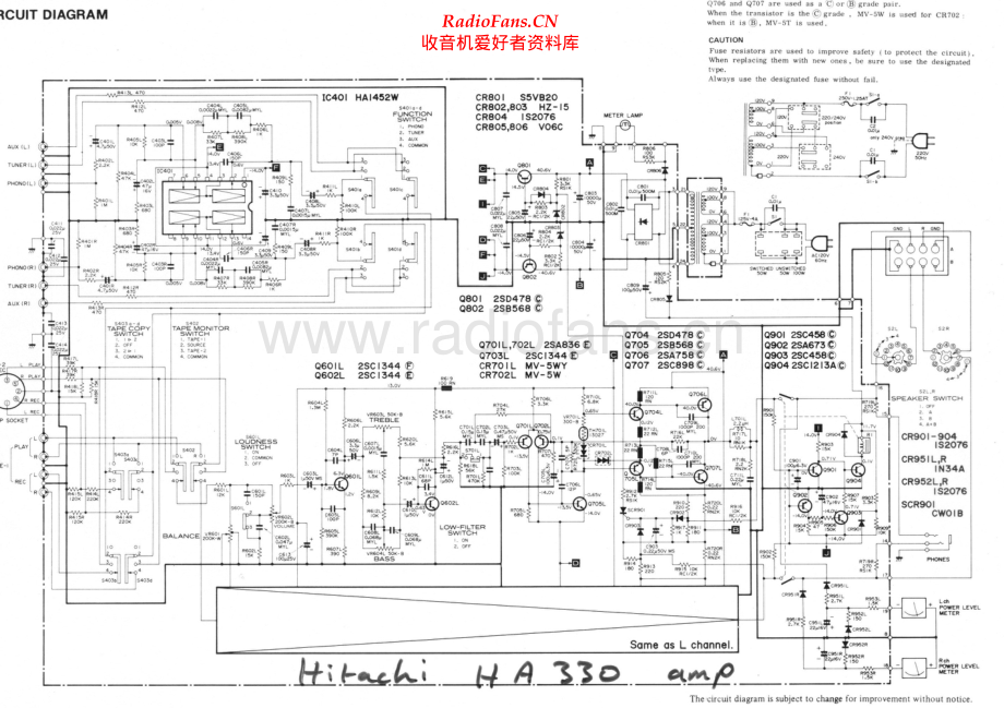 Hitachi-HA330-int-sch 维修电路原理图.pdf_第1页