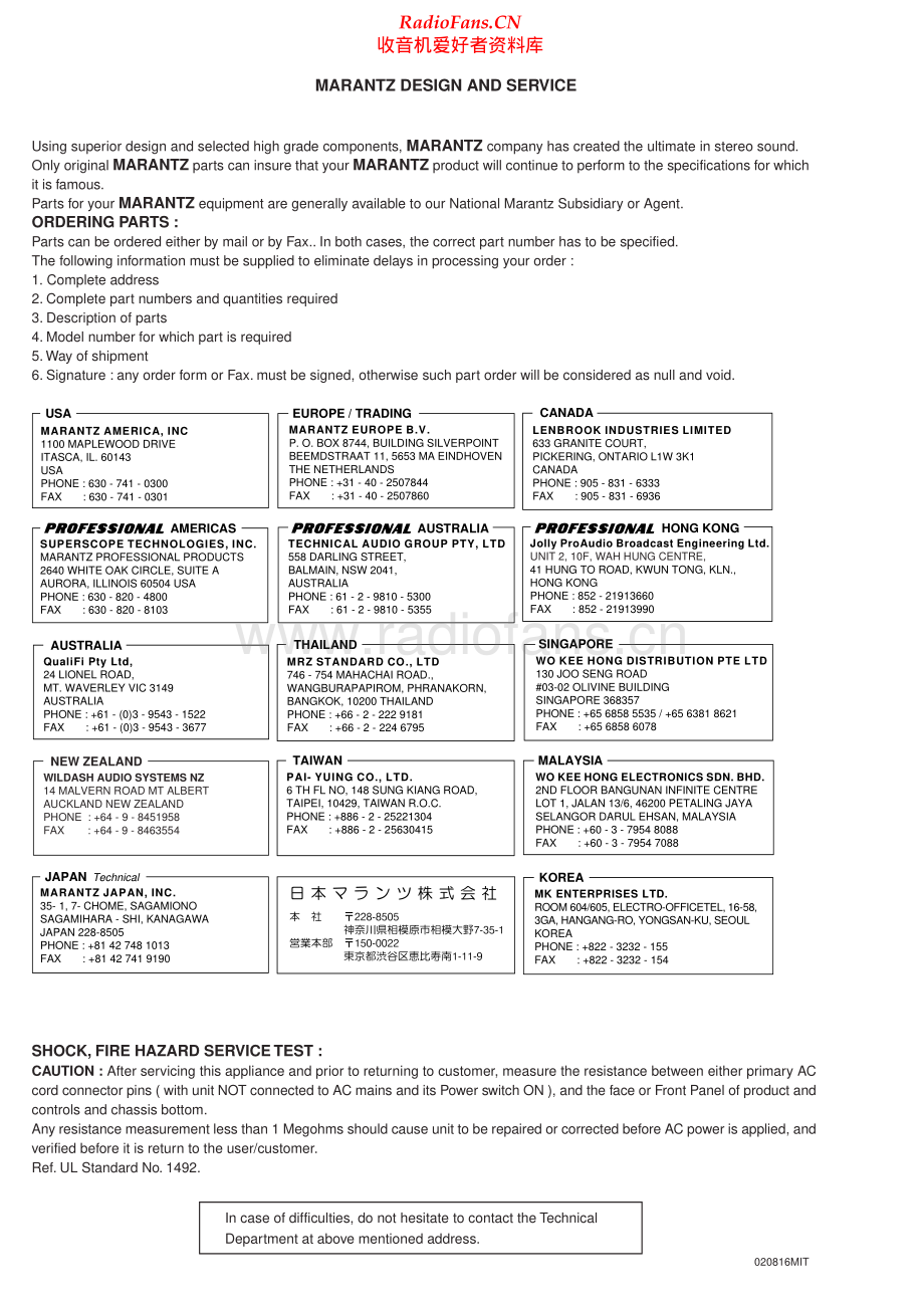 Marantz-SR5300-avr-sm 维修电路原理图.pdf_第2页