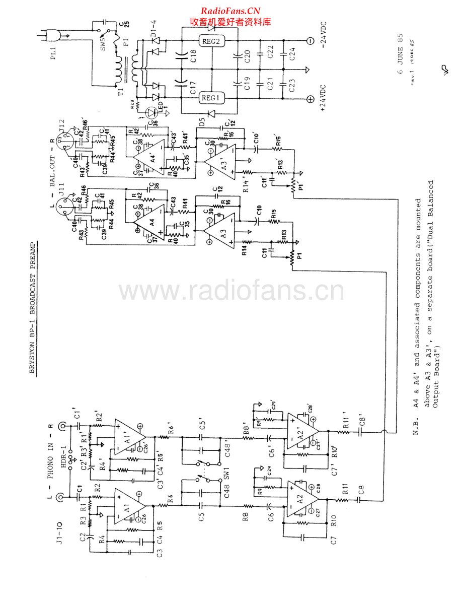 Bryston-BP1-pre-sch维修电路原理图.pdf_第1页