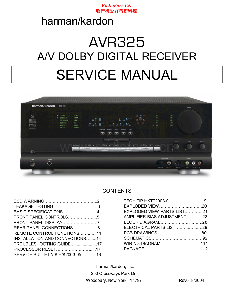 HarmanKardon-AVR325-avr-sm维修电路原理图.pdf_第1页