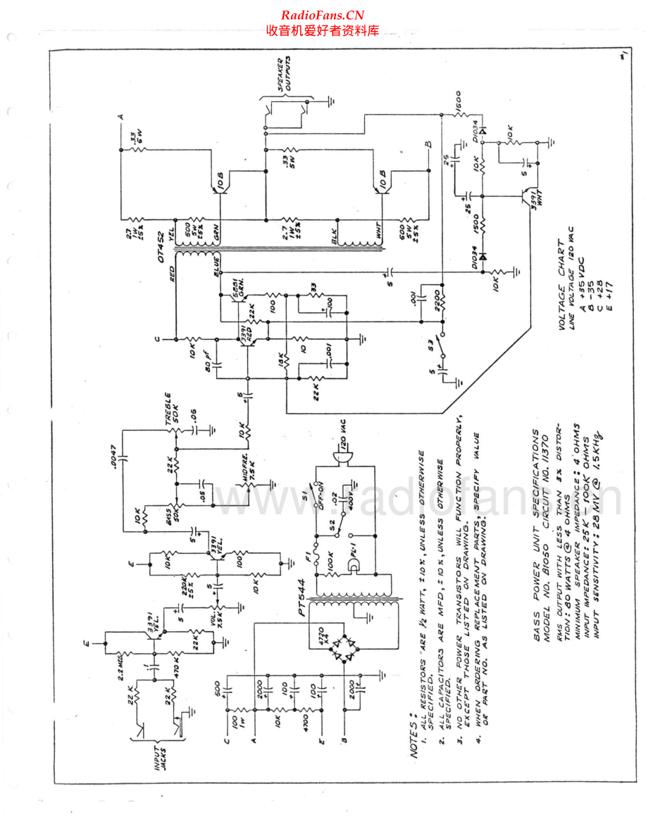 Carver-B1800-pwr-sch维修电路原理图.pdf_第1页