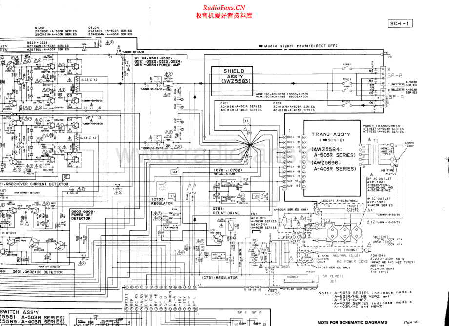 Pioneer-A303-int-sch 维修电路原理图.pdf_第1页