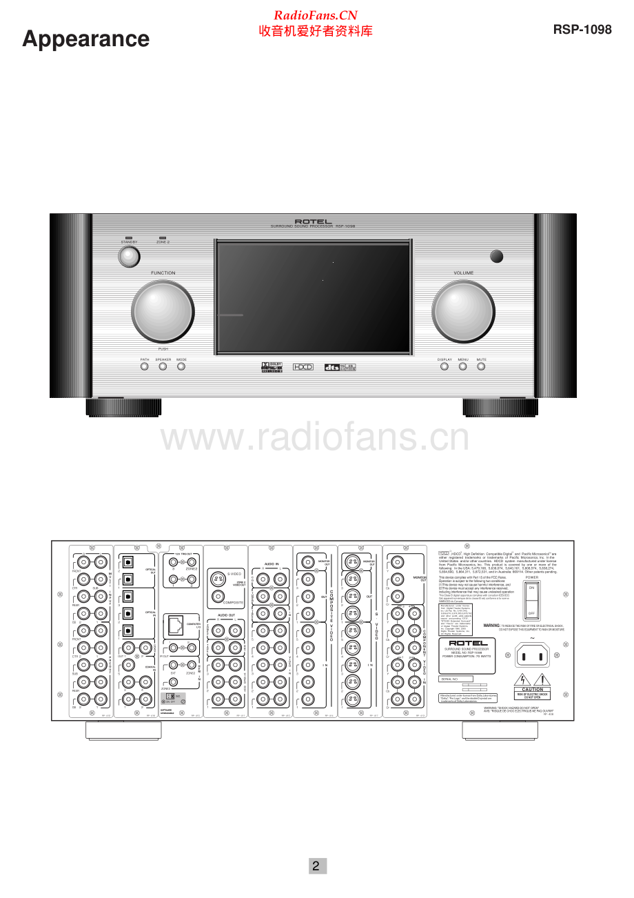 Rotel-RSP1098_v03-ssp-sm 维修电路原理图.pdf_第2页