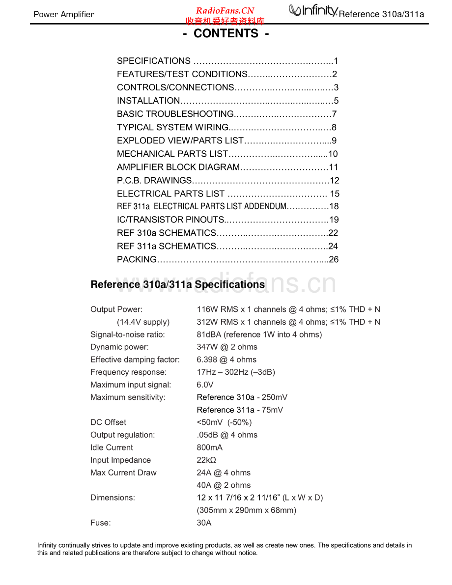 Infinity-311A-pwr-sm 维修电路原理图.pdf_第2页