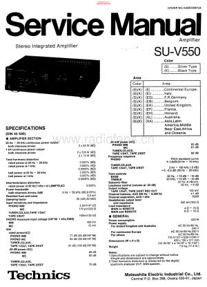 Technics-SUV550-int-sm(1) 维修电路原理图.pdf