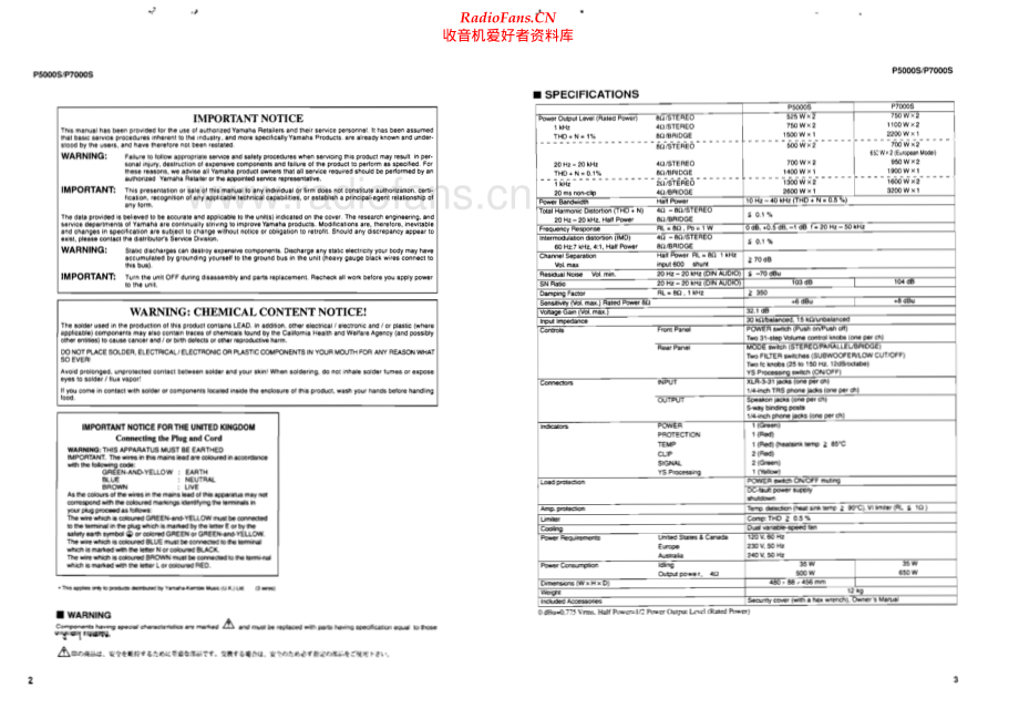 Yamaha-P7000S-pwr-sm 维修电路原理图.pdf_第2页