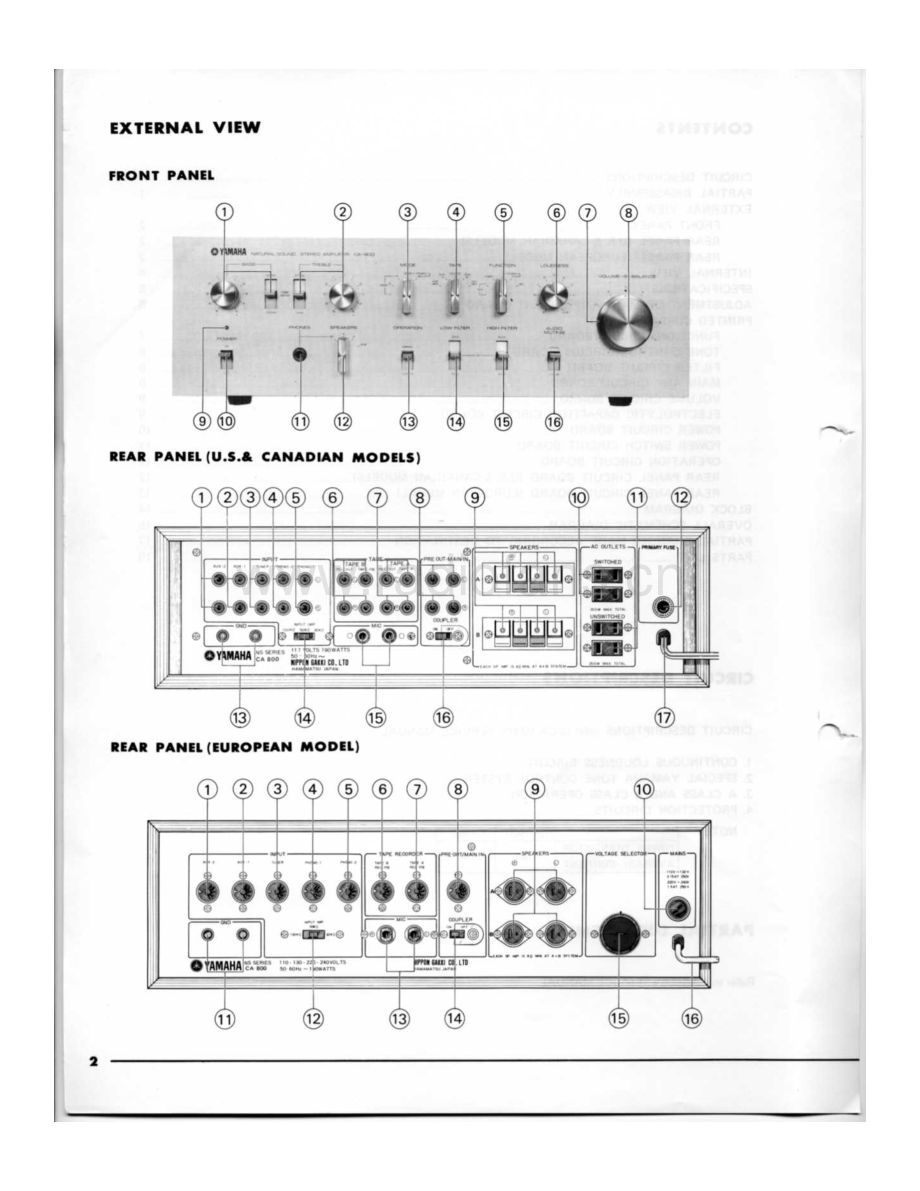 Yamaha-CA800-int-sm(1) 维修电路原理图.pdf_第3页