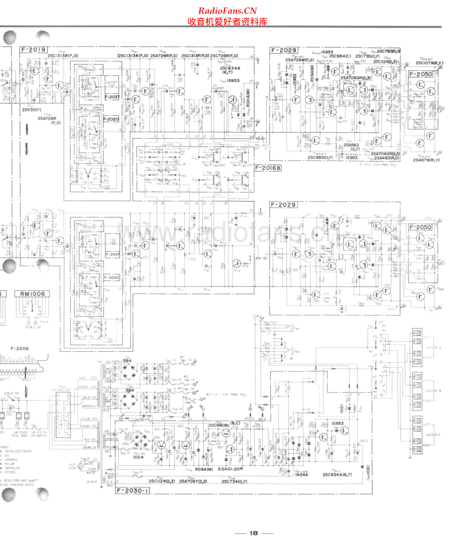 Sansui-AU9500-int-sch 维修电路原理图.pdf_第2页